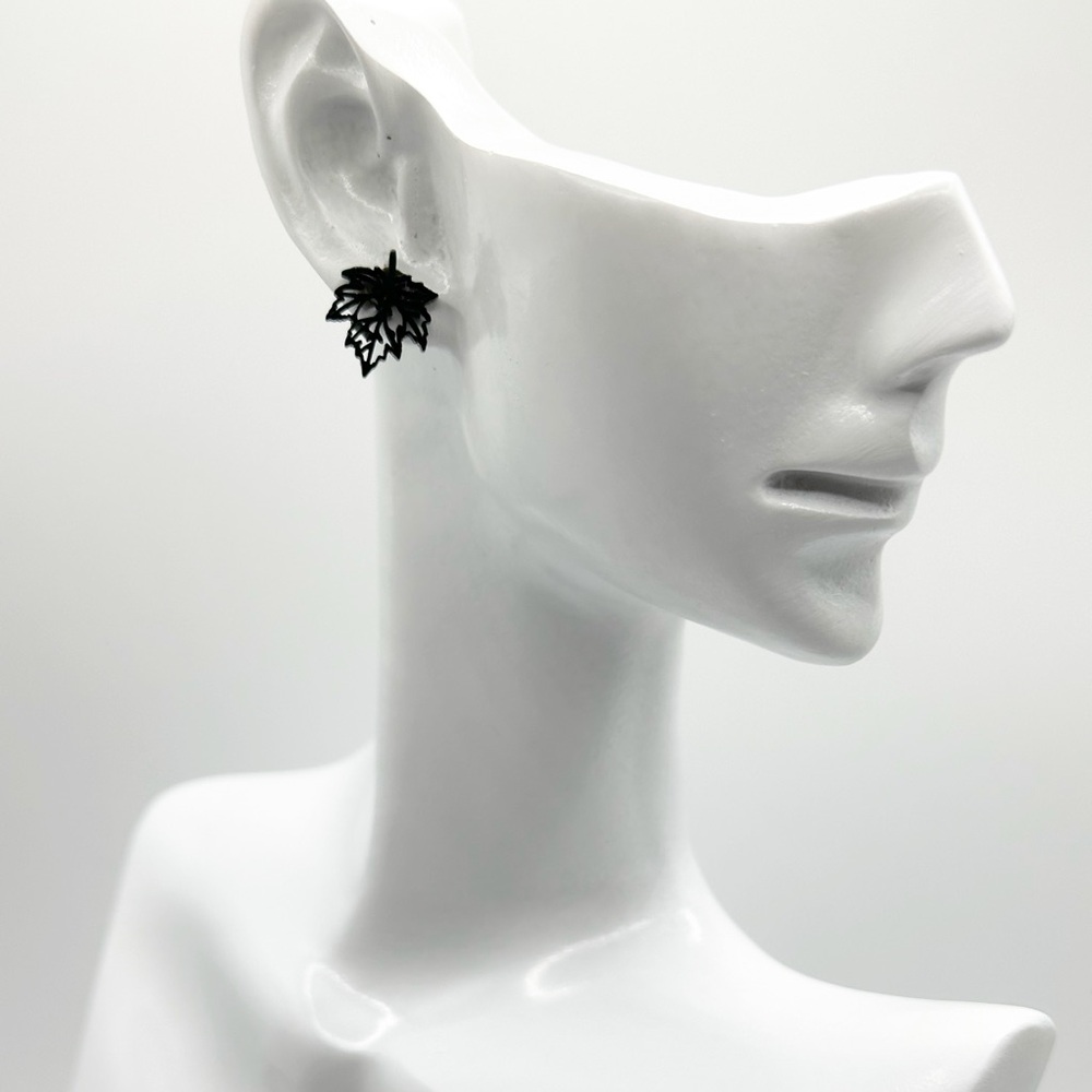 All 4 sets - Minimalist Maple stud earrings